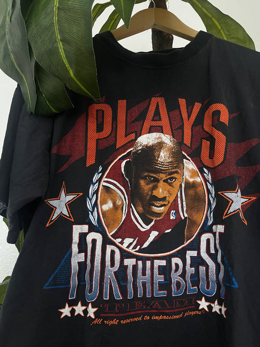 Vintage Michael Jordan “Play For The Best” Bootleg Tee