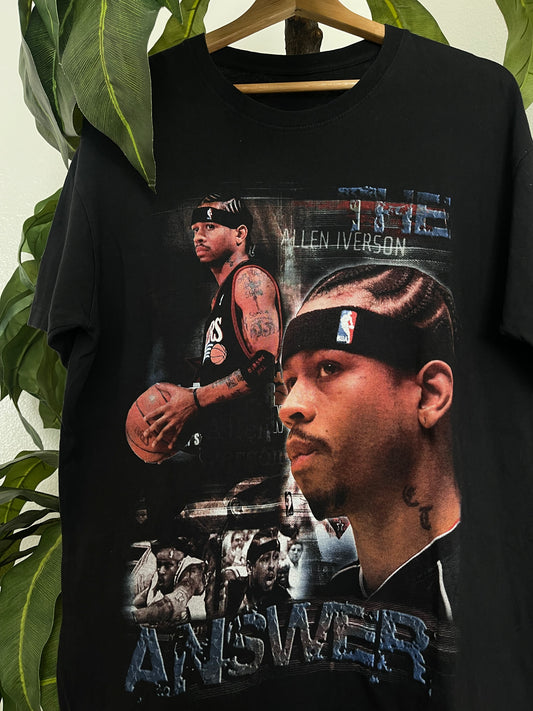 Vintage Allen Iverson “The Answer” Bootleg Tee