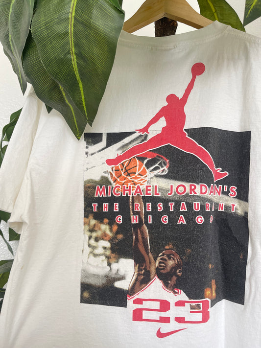 Vintage Nike Michael Jordan "The Restaurant Chicago" Tee